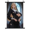 Anime Girl Wall Scroll Bikini Waifu Poster Japanese Manga Wall Art Room Decor