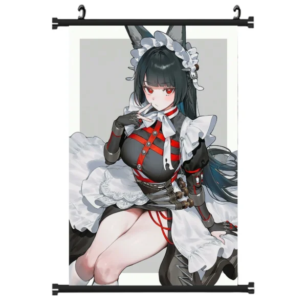 Hot Anime Zenless Zone Zero Hoshimi Miyabi Wall Scroll Tapestry Art