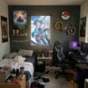 2~5 Hot Anime Blue Hair Girl Bodysuit Wall Scroll Tapestry Poster Art Decor