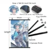 3~8 Hot Anime Blue Hair Girl Bodysuit Wall Scroll Tapestry Poster Art Decor