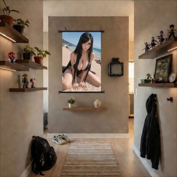 Final Fantasy VII Tifa Lockhart Anime Wall Scroll Poster Tapestry Room Decor