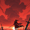 Red Sunset Battlefield – Fabric Wall Scroll